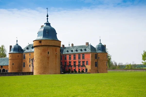 Rochefort hrad v Belgii, Evropa — Stock fotografie