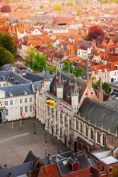 Вид зверху укріплену цитадель Stadhuis — стокове фото