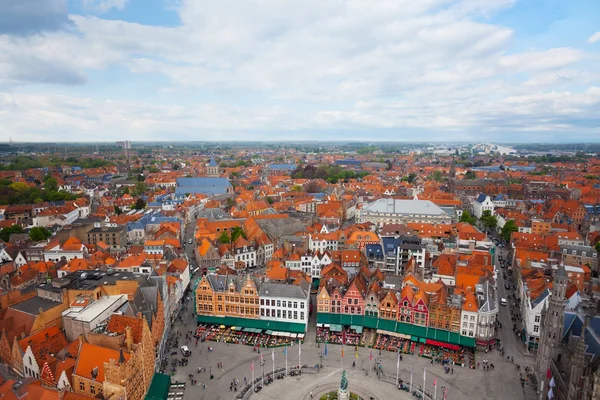Bruges Belfry görünümünden — Stok fotoğraf