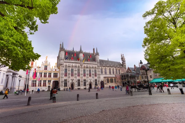 Befestigte Zitadelle stadhuis mit Burgplatz — Stockfoto