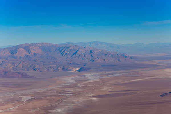 Panorama van de Death Valley van bovenaf — Stockfoto