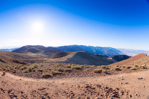 Vrcholky hor v údolí smrti — Stock fotografie