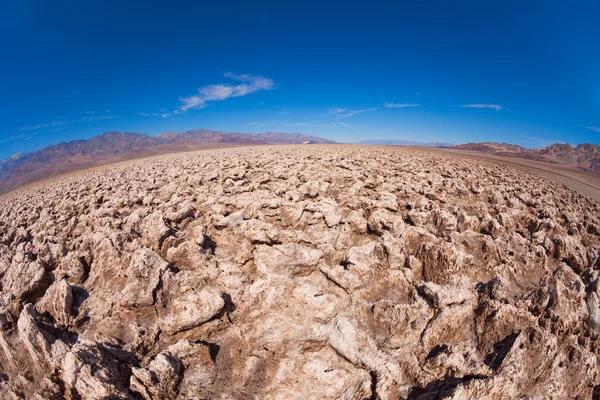 Desierto hecho de sal - Vista del Valle de la Muerte — Foto de Stock