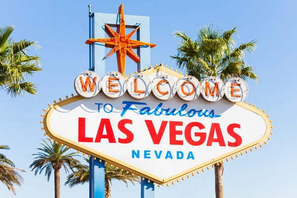 Las Vegas'a hoş geldiniz işareti — Stok fotoğraf