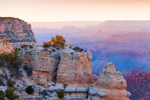 Weg van de rand van de Grand Canyon — Stockfoto