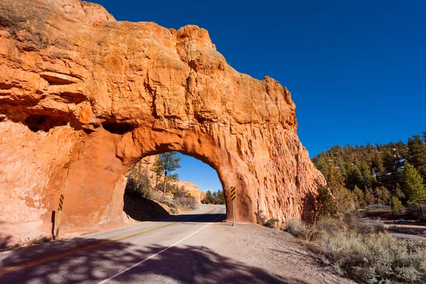 Red Canyon Road arc alagút — Stock Fotó