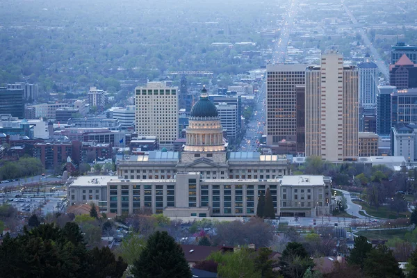 Utah Capitol bâtiment vue panoramique — Photo