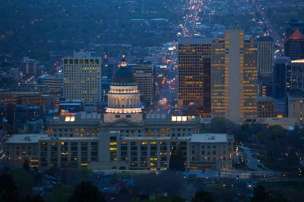 Vista do edifício do Capitólio de Utah — Fotografia de Stock