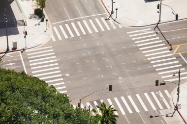 ABD'de Caddesi'nin üstten görüntülemek