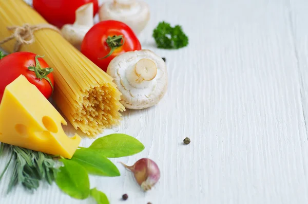 Ingredienser italiensk mat. — Stockfoto