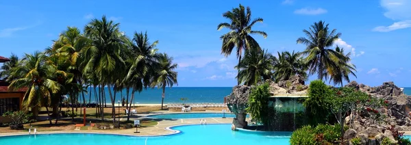 Vista panoramica della piscina e delle spiagge — Foto Stock