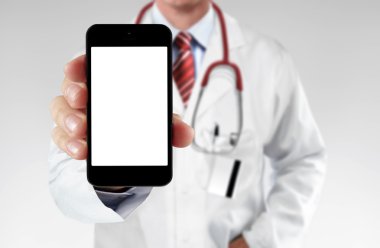 Doktor bilgi Smartphone'da gösterilen