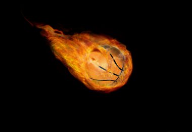basketbol topu ateş