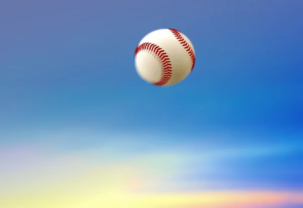 野球ボール ホームラン — ストック写真