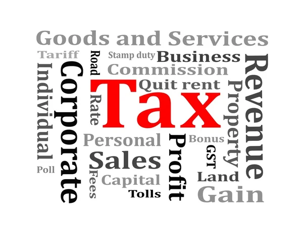 Tipos de impuestos gubernamentales —  Fotos de Stock