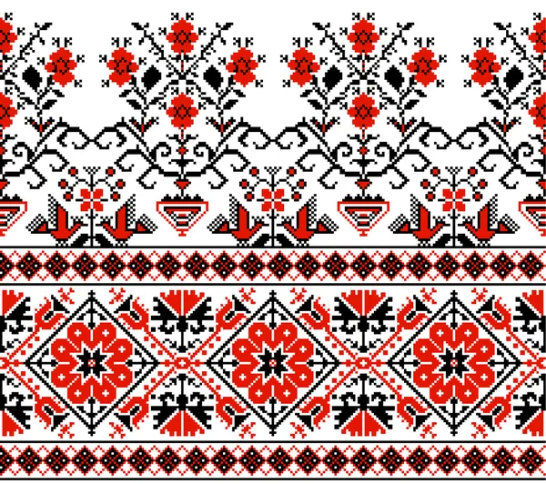 Ornamento decorativo ucraniano — Vector de stock
