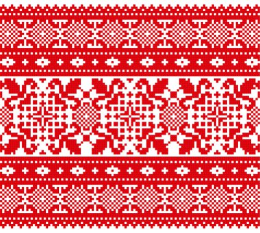 Dekoratif kırmızı süsleme