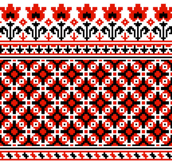 Украинский цветочный орнамент
