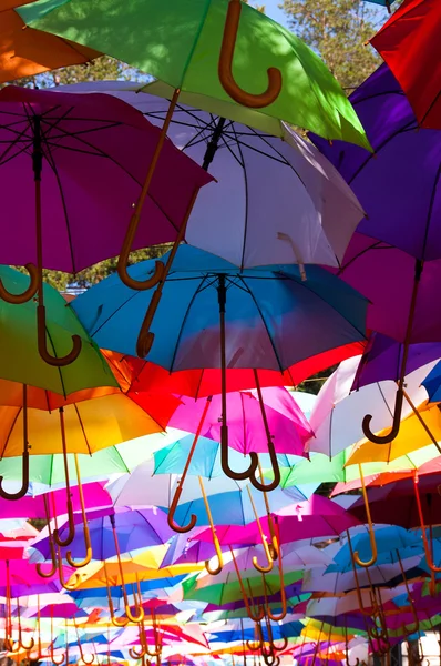 The Colorful Umbrellas — Stock Photo, Image