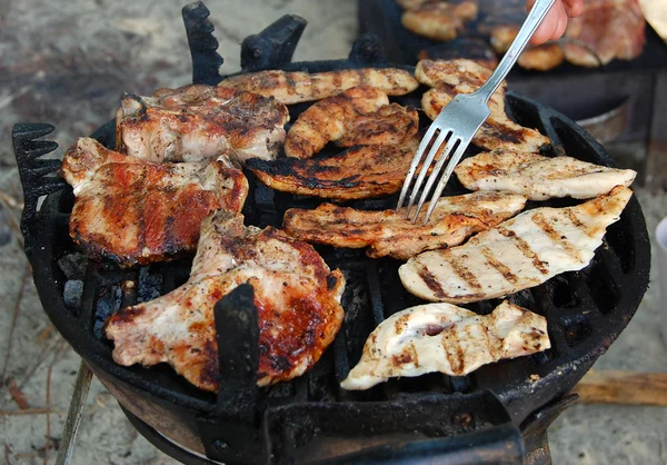 Griglia e barbecue — Foto Stock