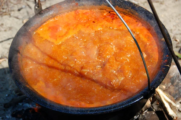 Bönor från potten — Stockfoto