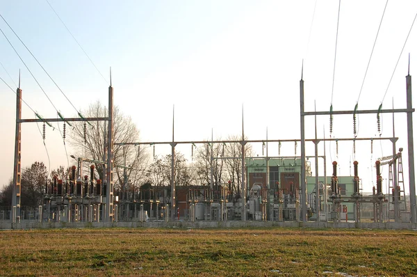 Transformadores de energía eléctrica — Foto de Stock