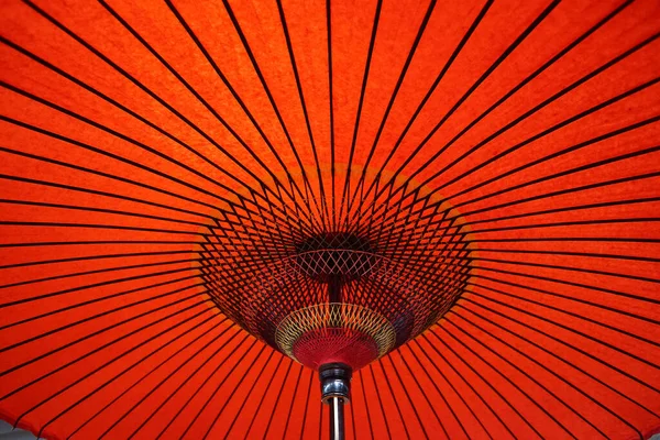 Marco Paraguas Rojo Japonés — Foto de Stock