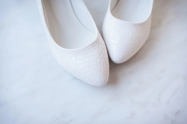 Belle scarpe da sposa — Foto Stock