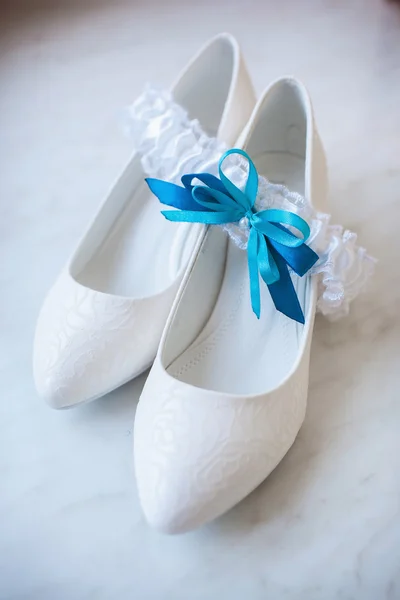 Hermosos zapatos de novia —  Fotos de Stock