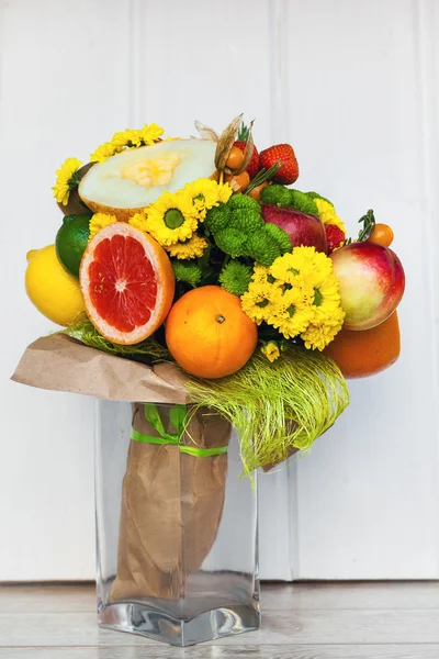 Le bouquet original comestible insolite de fruits — Photo