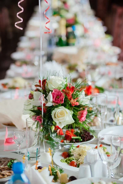 Table set for an event party — Stock Photo, Image