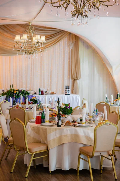 Table set for an event party — Stock Photo, Image