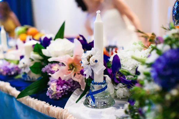 Table set for an event party — Stock Photo, Image