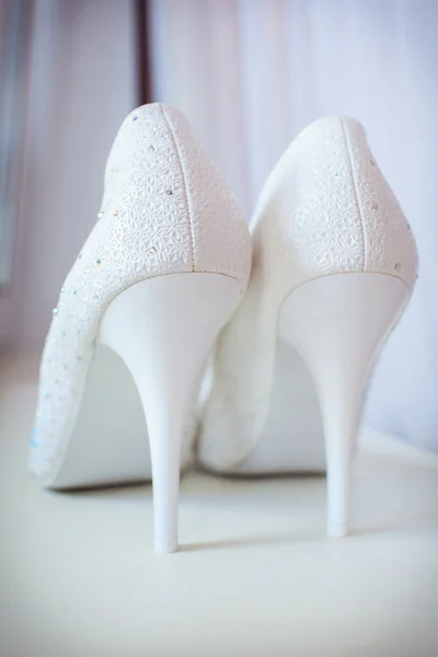 Mooie bruid schoenen — Stockfoto