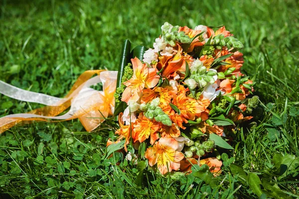 Bouquet de mariage. gros plan — Photo