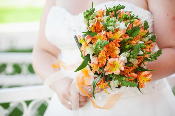 Bouquet de mariage. gros plan — Photo