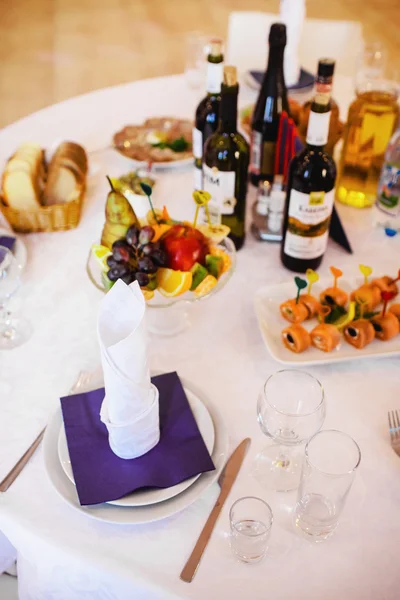 Table set for an event party — Stock Photo, Image