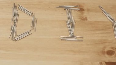 DIY kelime yapıcı unsurları yapılmış