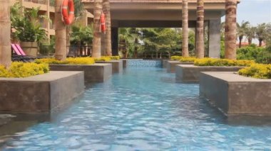 Süslemeleri bir otel Yüzme Havuzu, Mısır, 2015