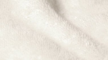 Beyaz pamuklu havlu closeup