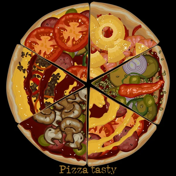 Pizza, freehand drawing Stock Vector Image by ©kjolak 106321182