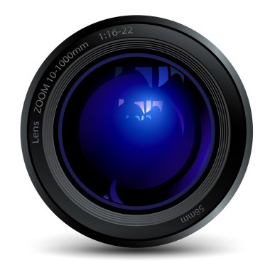 Fotoğraf lens mavi