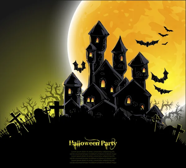 Halloween achtergrond — Stockvector