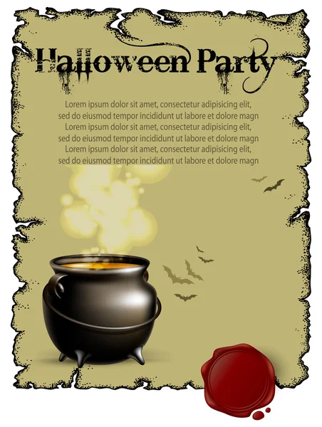 Halloween achtergrond — Stockvector