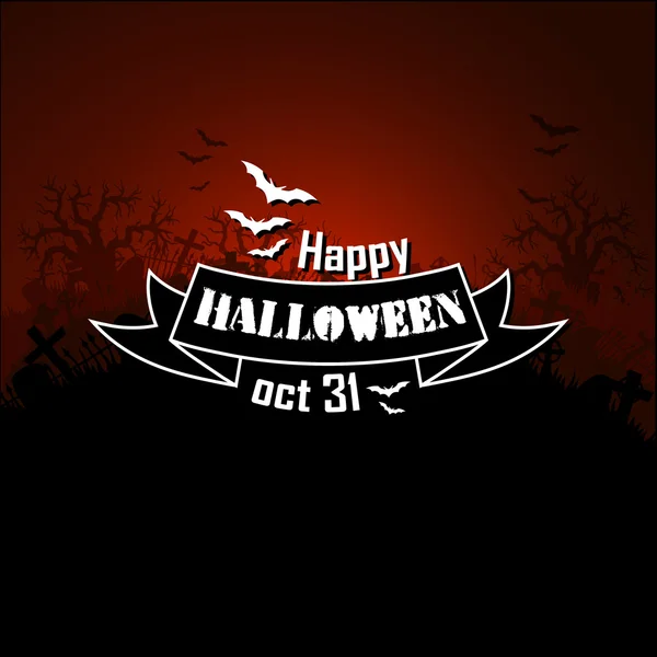 Fundo de Halloween — Vetor de Stock