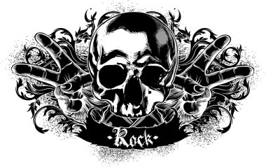 Rock dekoratif sembolü