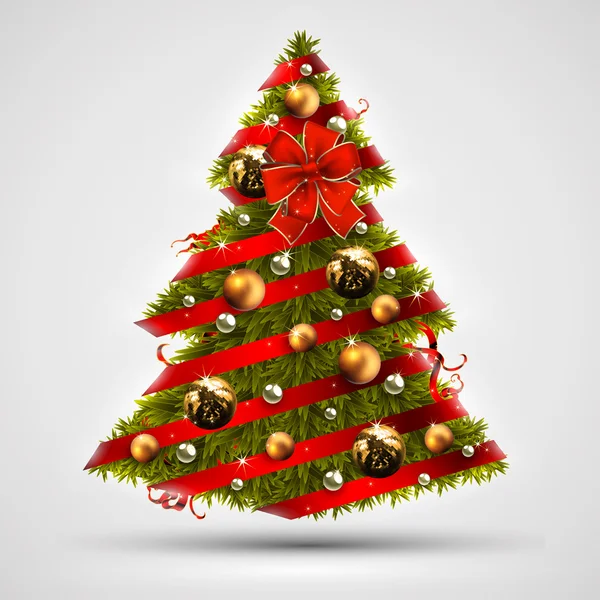 Christmas tree design — Stock Vector