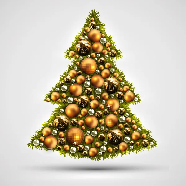 Kerstboom ontwerp — Stockvector