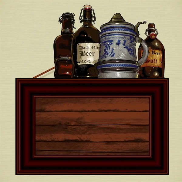 Пиво фону — стоковий вектор