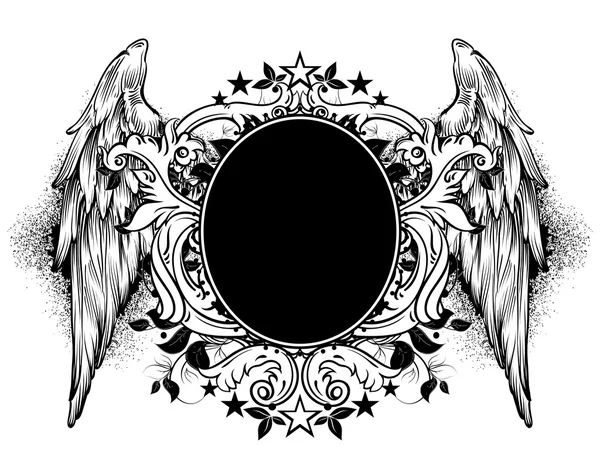 Escudo ornamental — Vetor de Stock
